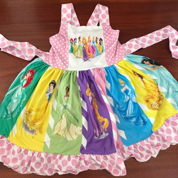 Princess Belle Aurora Rapunzel cute twirl dress - Picture 5 of 6